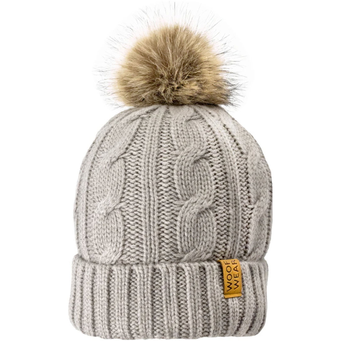 2025 Woof Wear Kabel Beanie WA0049 - STON - Stone